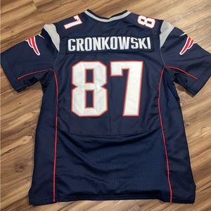 Nike on field jersey gronk